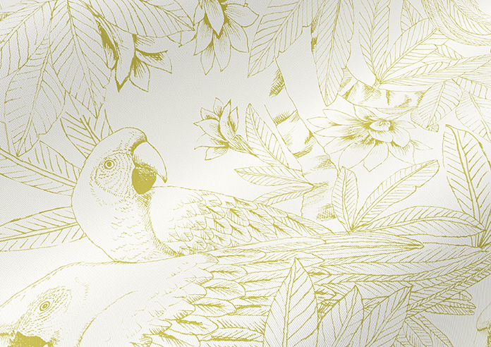 Peruvian Parrots, Quince - Twist&Fit Roller Blind - Image 4